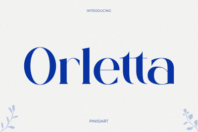Instagram Font Orletta