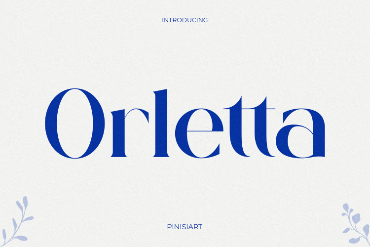 Instagram Font Orletta