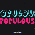 Kids Font Populous
