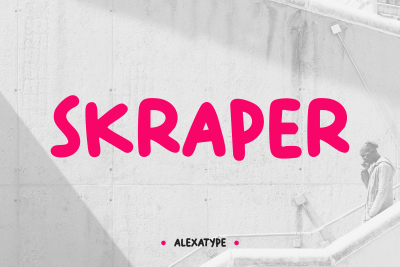 Kids Font SKRAPER