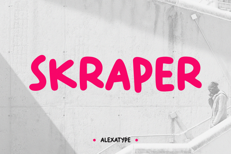 Kids Font SKRAPER