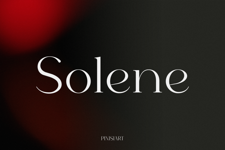Instagram Font Solene