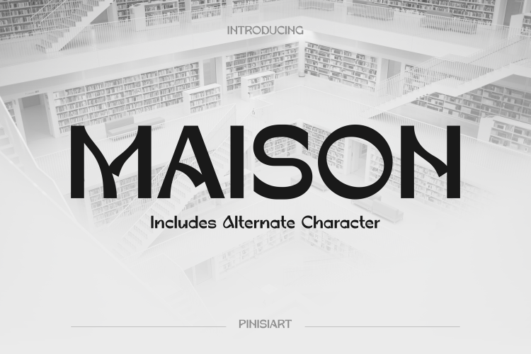 Instagram Font Maison