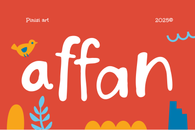 Kids Font Affan