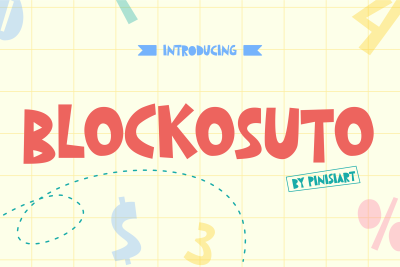 Kids Font Blockosuto