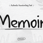 Handwriting Font Memoir