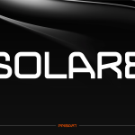 Futuristic Font Solare