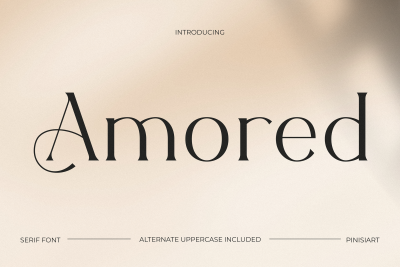 Instagram Font Amored
