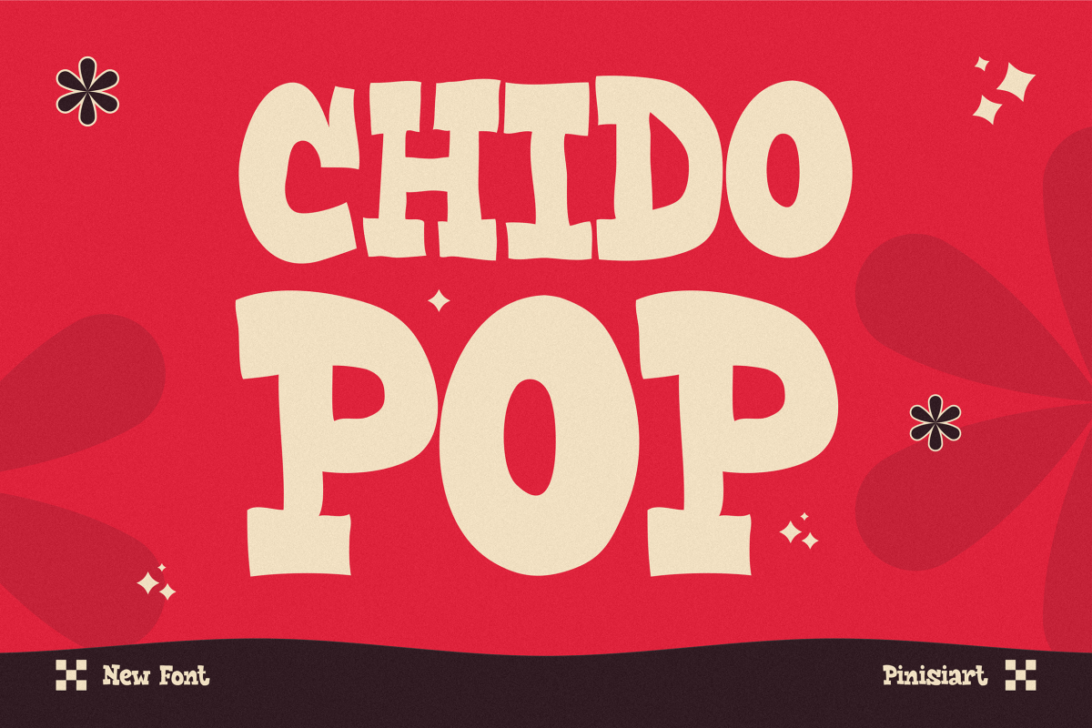 CHIDO-POP-1 Kids Font Chido