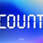 Futuristic Font COUNT