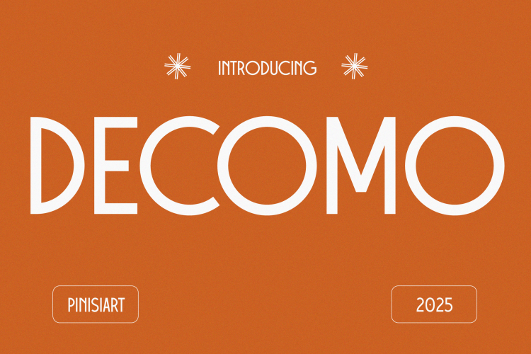 Retro Font DECOMO