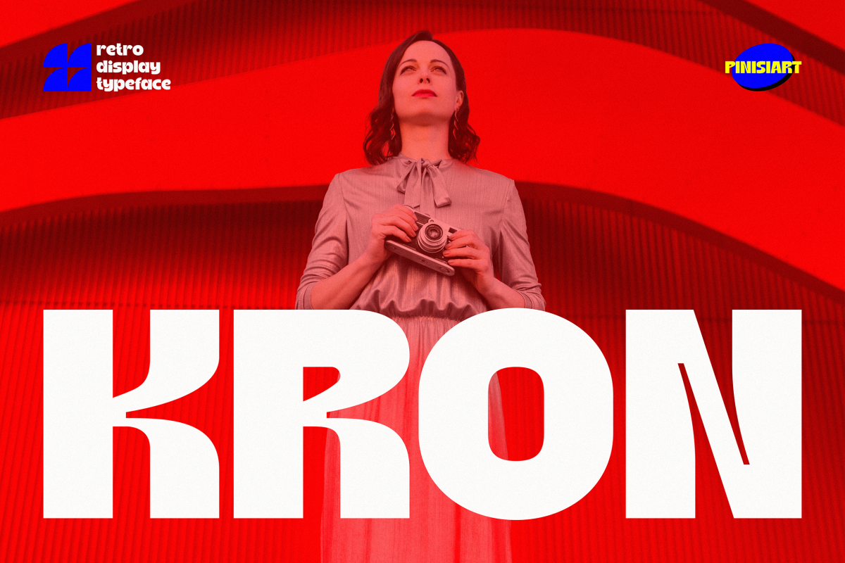 KRON-1 Retro Font KRON