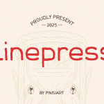 Retro Font Linepress