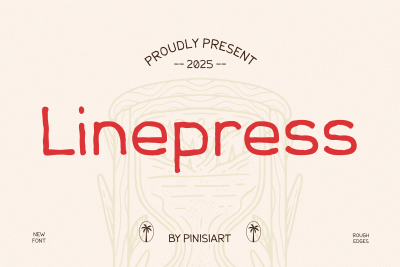 Retro Font Linepress