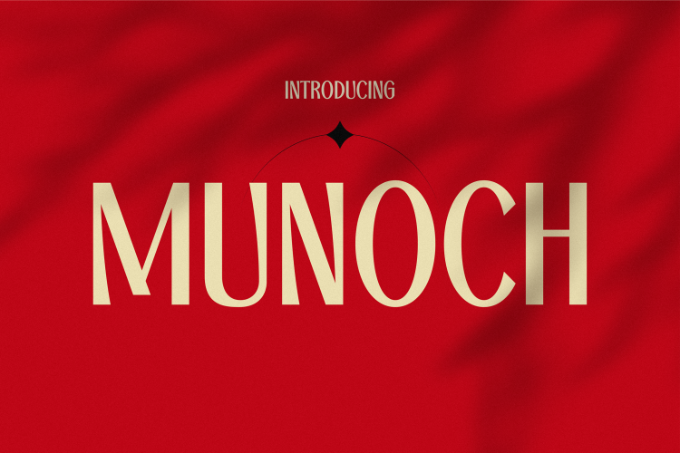 Retro Font MUNOCH