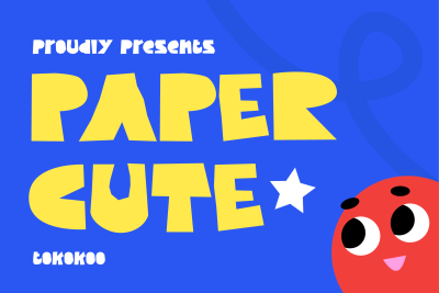 Kids Font Papercute