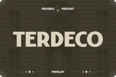 Retro Font TERDECO