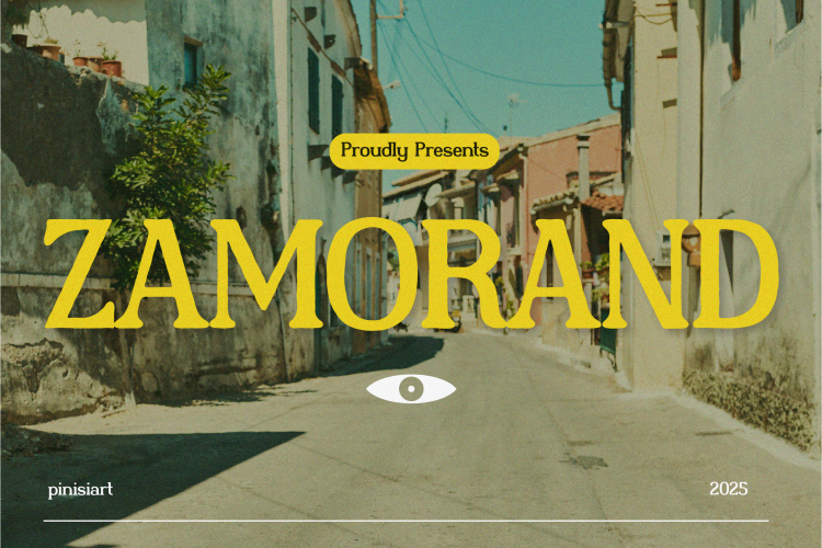 Retro Font ZAMORAND