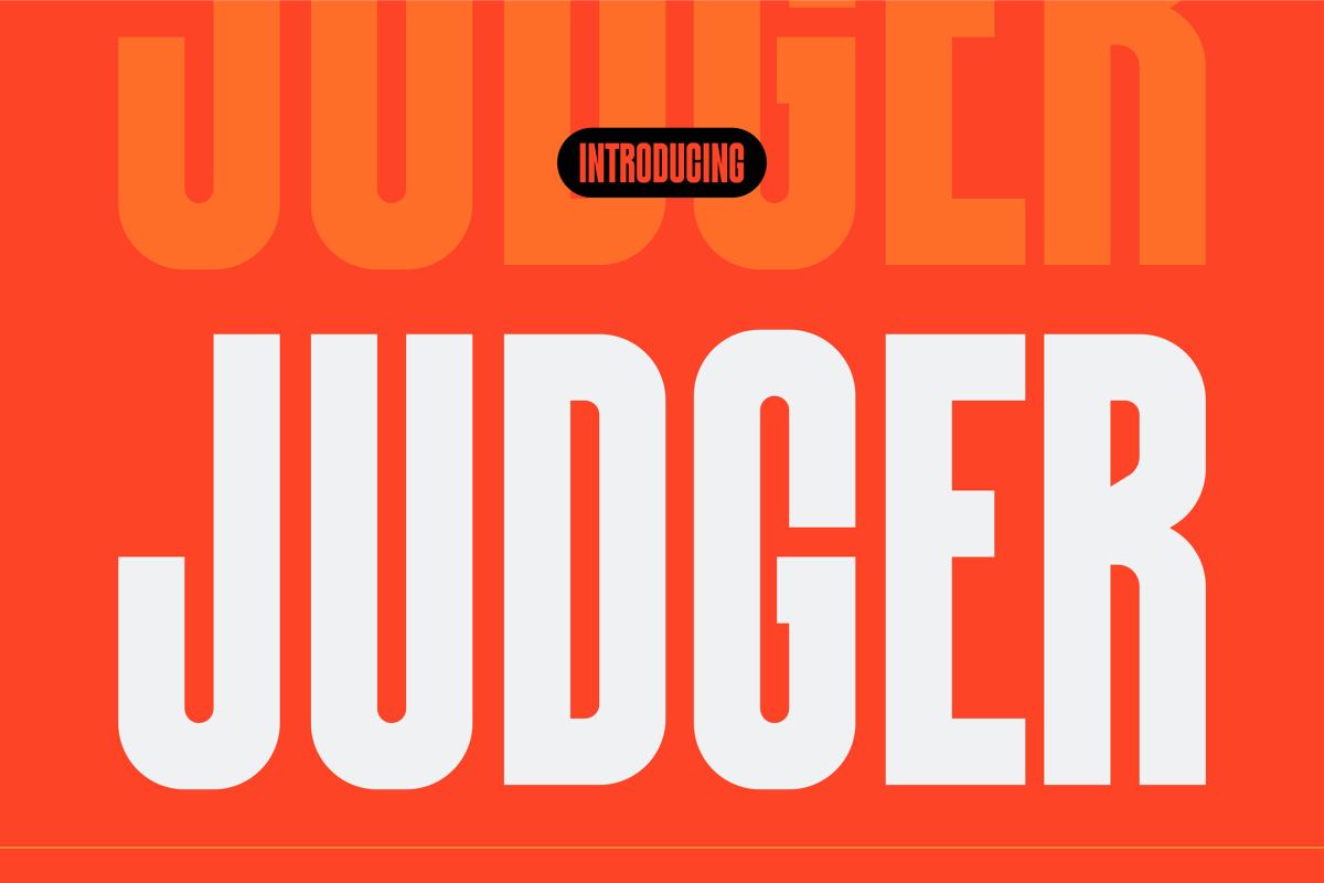 JUDGER-1 Instagram Font Judger