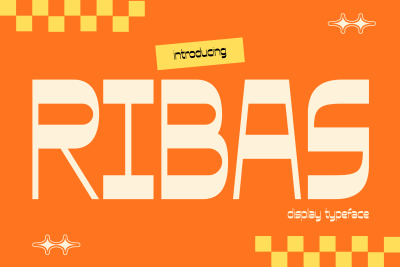 Retro Font RIBAS