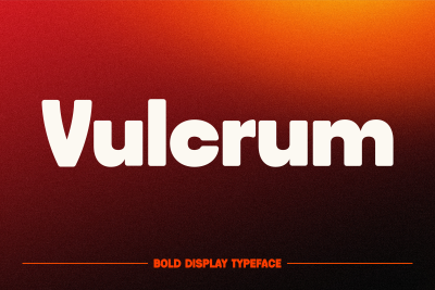 Futuristic Font Vulcrum