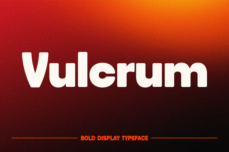 Futuristic Font Vulcrum