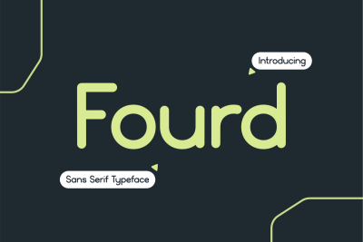 Futuristic Font Fourd