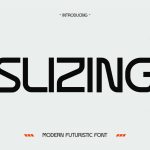 Futuristic Font SLIZING