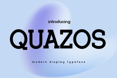 Futuristic Font Quazos