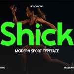 Futuristic Font Shick
