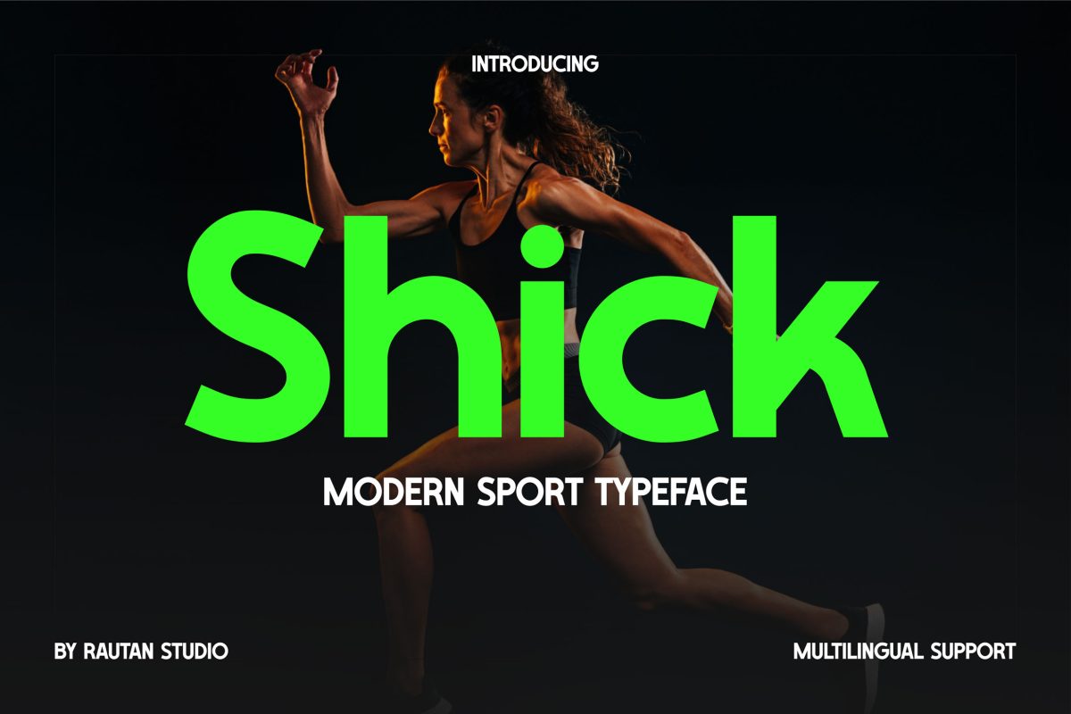 SHICK-1 Futuristic Font Shick