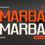Retro Font MARBA