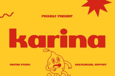 Retro Font KARINA