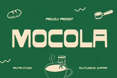 Retro Font MOCOLA