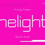 Futuristic Font NELIGHT