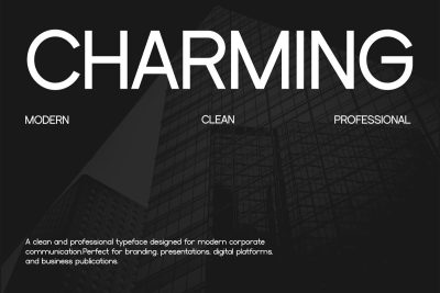 Modern Font Charming