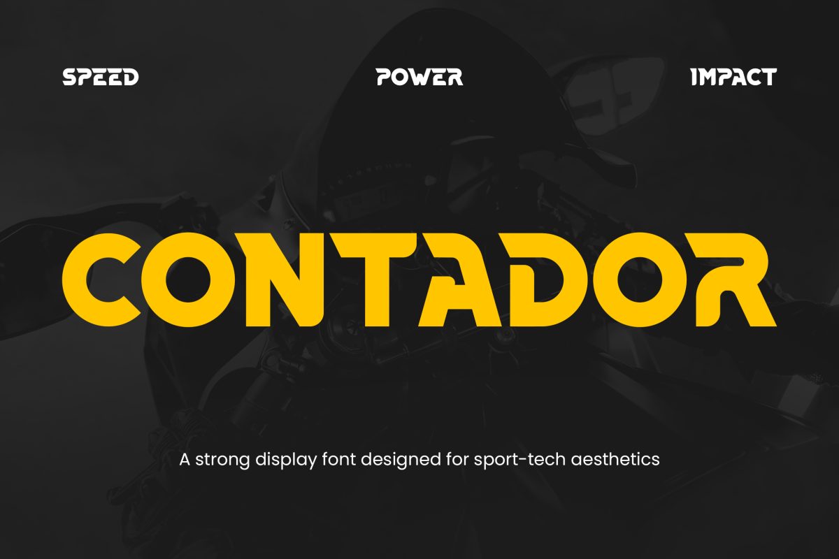 Contador 1 Sport Font CONTADOR