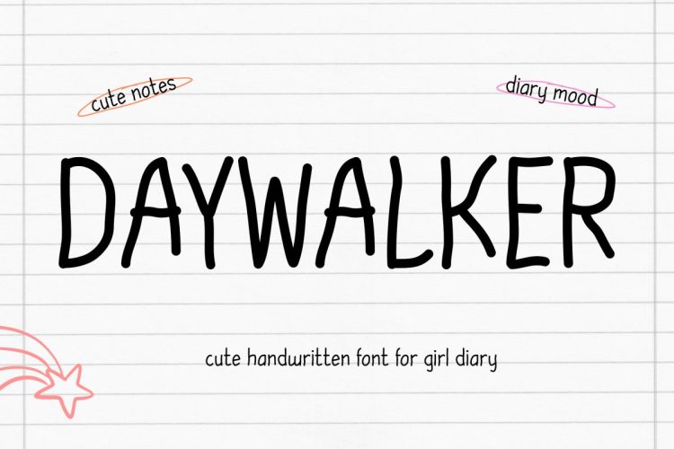 Kids Font Daywalker