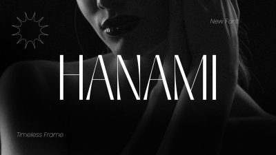 Instagram Font Hanami