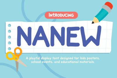 Kids Font Nanew
