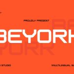 Modern Font BEYORK