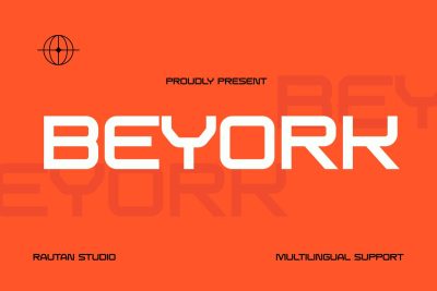 Modern Font BEYORK