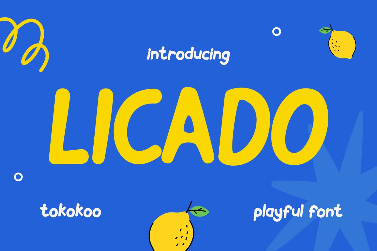 licado-01 Kids Font LICADO