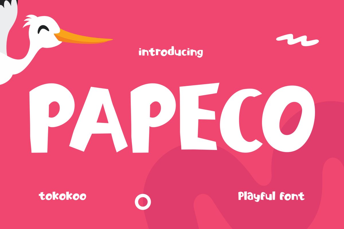 papeco-01 Kids Font Papeco