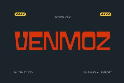 Retro Font Venmoz