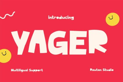 Kids Font Yager
