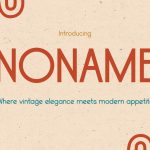 Retro Font Noname
