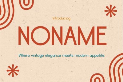 Retro Font Noname