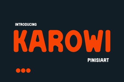 Modern Font KAROWI