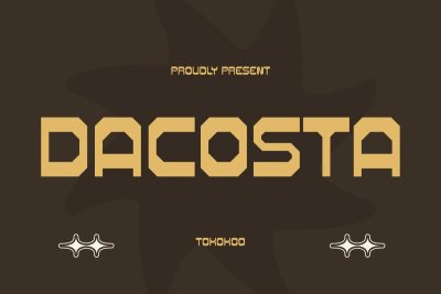 Retro Font Dacosta